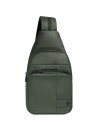 Piquadro - Einseitiger Herrenrucksack aus gummiertem Stoff von Wollem