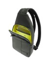 Piquadro - Einseitiger Herrenrucksack aus gummiertem Stoff von Wollem