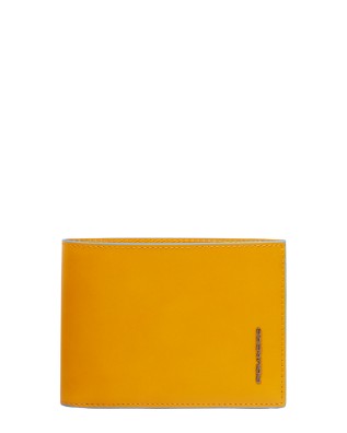 Piquadro - Men's wallet with interior compartments - Yellow
