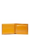 Piquadro - Men's leather wallet with a transparent pocket and a flap