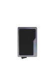 Piquadro - MagSafe-Kreditkartenetui aus Aluminium und Leder