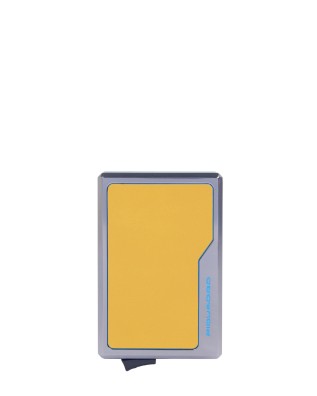 Piquadro - MagSafe-Kreditkartenetui aus Aluminium und...