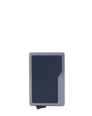 Piquadro - MagSafe-Kreditkartenetui aus Aluminium und...