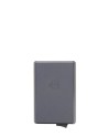 Piquadro - MagSafe-Kreditkartenetui aus Aluminium und Leder