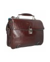 Piquadro - Cartella in pelle a due soffietti porta PC 15" Blue Square