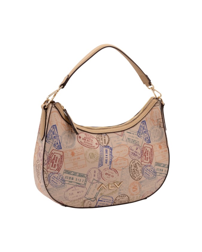 Alv By Alviero Martini - Borsa hobo in poliuretano Passport