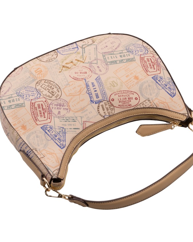  Alv By Alviero Martini - Borsa hobo in poliuretano Passport