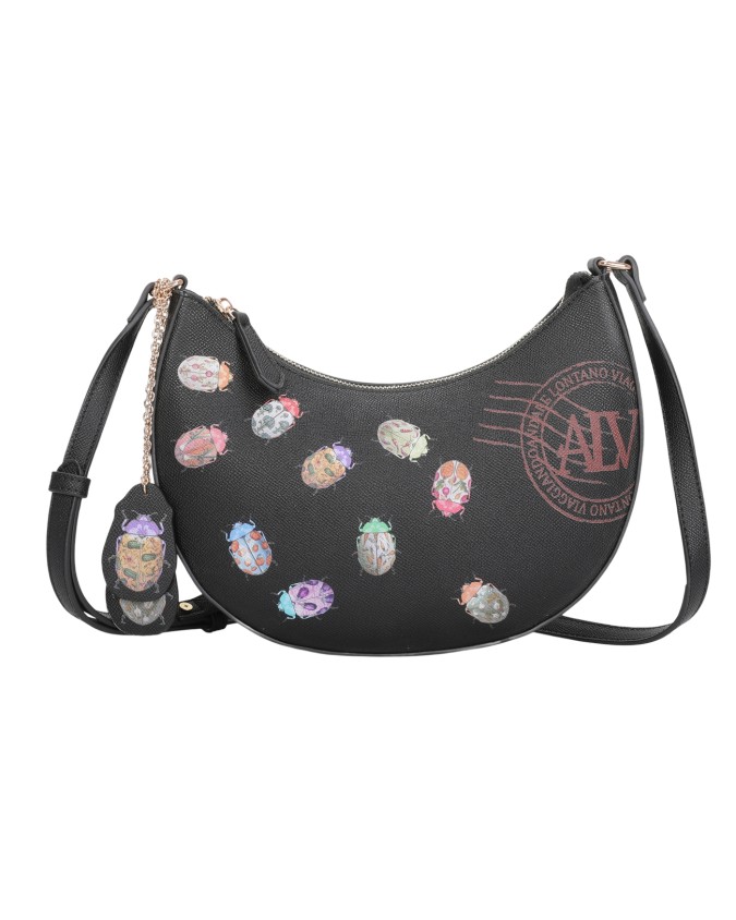 Alv By Alviero Martini - Borsa hobo in poliuretano con tracolla Ladybug