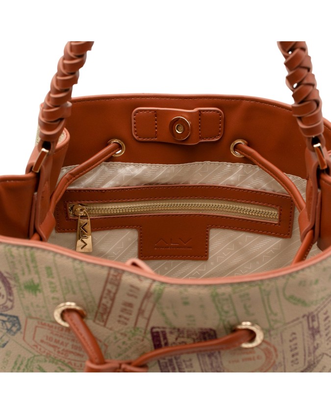  Alv By Alviero Martini - Borsa a secchiello in poliuretano