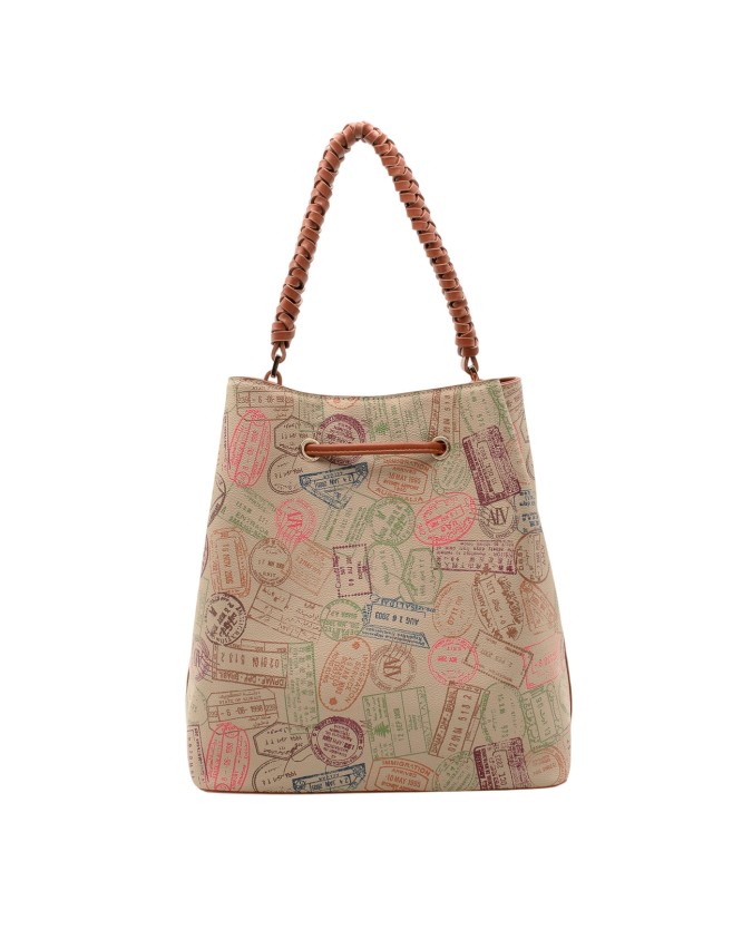 Alv By Alviero Martini - Borsa a secchiello in poliuretano