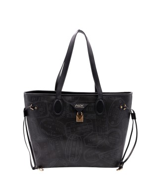 Alv By Alviero Martini - Borsa shopping in poliuretano con