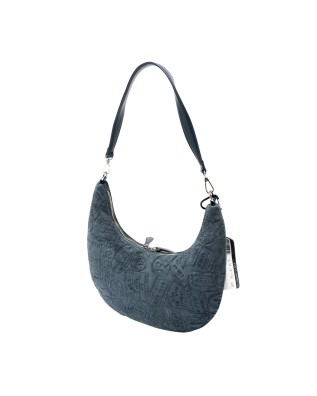  Alv By Alviero Martini - Borsa hobo mezzaluna in poliuretano 2