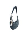 Alv By Alviero Martini - Borsa hobo mezzaluna in poliuretano scamosciato Alba Suede