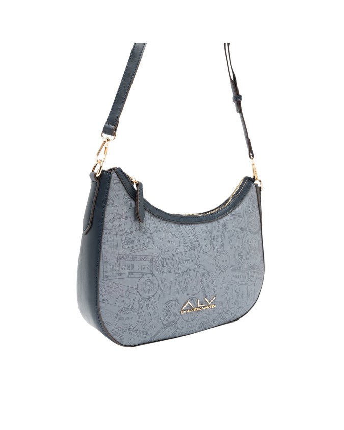  Alv By Alviero Martini - Borsa hobo in poliuretano Passport