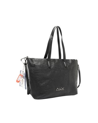 Alv By Alviero Martini – Borsa a spalla shopper in poliuretano Alba 2