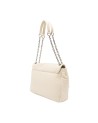 Alv By Alviero Martini – Borsa a spalla con patta in poliuretano e manici in metallo Maja