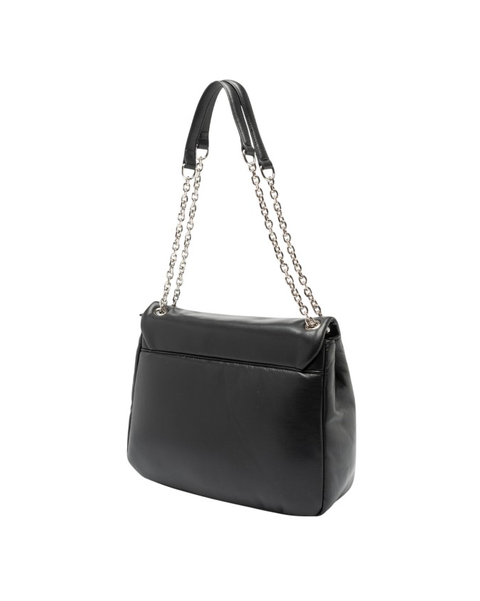 Alv By Alviero Martini – Borsa a spalla con patta in poliuretano e manici in metallo Maja