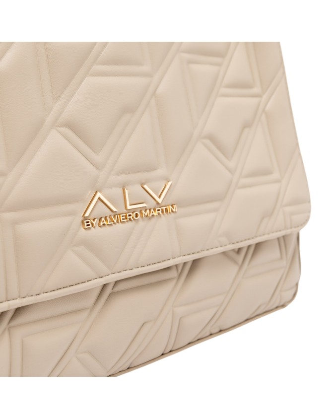 Alv By Alviero Martini – Borsa a tracolla messenger in poliuretano Stella