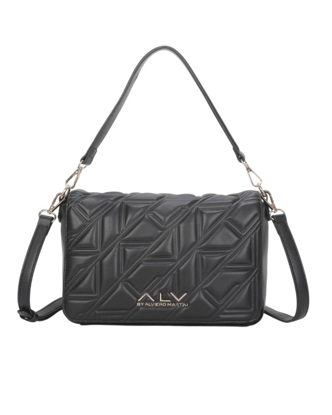 Alv By Alviero Martini - Borsa a tracolla in poliuretano con patta Stella