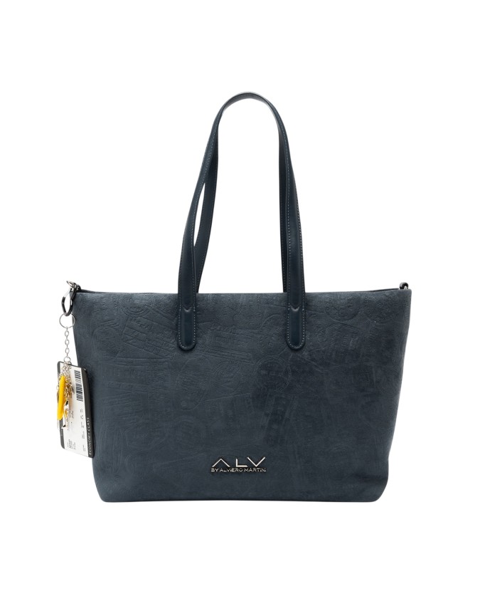 Alv By Alviero Martini – Borsa shopping a spalla in poliuretano scamosciato Alba Suede