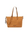 Alv By Alviero Martini – Borsa shopping a spalla in poliuretano scamosciato Alba Suede
