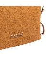 Alv By Alviero Martini – Borsa shopping a spalla in poliuretano scamosciato Alba Suede