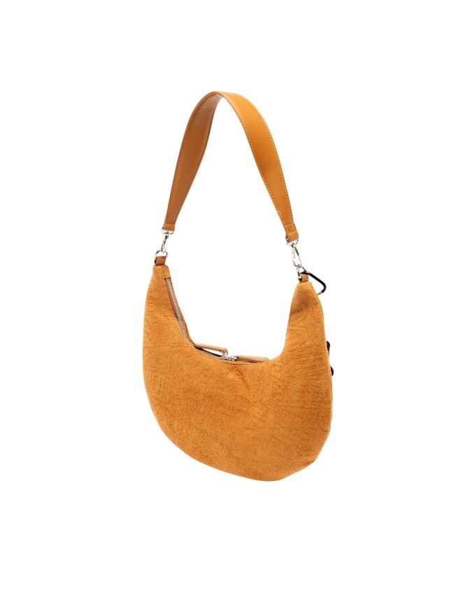 Alv By Alviero Martini - Borsa hobo mezzaluna in poliuretano scamosciato Alba Suede