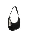 Alv By Alviero Martini - Borsa hobo mezzaluna in poliuretano scamosciato Alba Suede