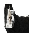 Alv By Alviero Martini - Borsa hobo mezzaluna in poliuretano scamosciato Alba Suede