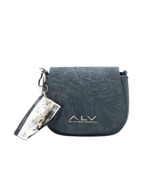  Alv By Alviero Martini – Tracollina in poliuretano scamosciato 2