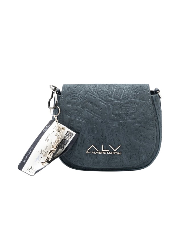 Alv By Alviero Martini – Tracollina in poliuretano scamosciato Alba Suede