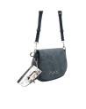 Alv By Alviero Martini – Tracollina in poliuretano scamosciato Alba Suede