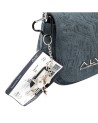 Alv By Alviero Martini – Umhängetasche aus Polyurethan in Wildlederoptik Alba Suede