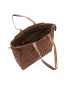 Alv By Alviero Martini – Borsa a spalla shopping in poliuretano scamosciato Stella suede