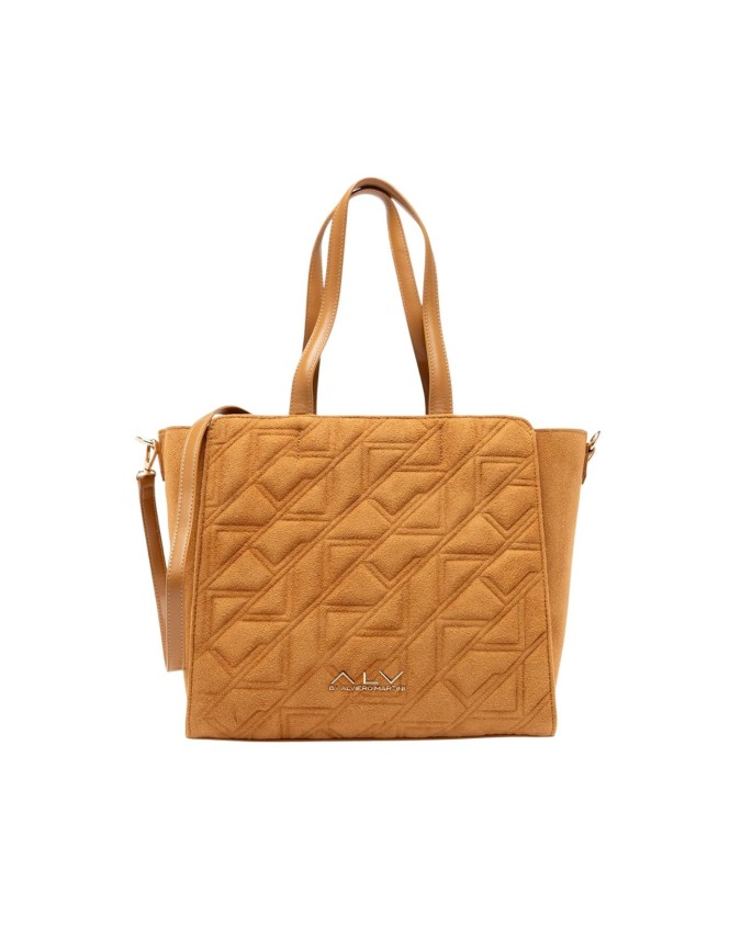 Alv By Alviero Martini – Borsa a spalla shopping in poliuretano scamosciato Stella suede