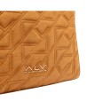 Alv By Alviero Martini – Borsa a spalla shopping in poliuretano scamosciato Stella suede