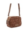 Alv By Alviero Martini – Borsa a tracolla camera bag in poliuretano scamosciato Stella Suede