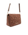 Alv By Alviero Martini – Borsa a tracolla con patta in poliuretano scamosciato Stella Suede