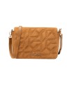 Alv By Alviero Martini – Borsa a tracolla con patta in poliuretano scamosciato Stella Suede