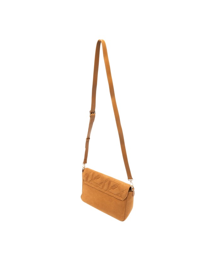Alv By Alviero Martini – Borsa a tracolla con patta in poliuretano scamosciato Stella Suede