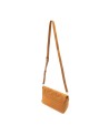 Alv By Alviero Martini – Borsa a tracolla con patta in poliuretano scamosciato Stella Suede