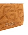 Alv By Alviero Martini – Borsa a tracolla con patta in poliuretano scamosciato Stella Suede