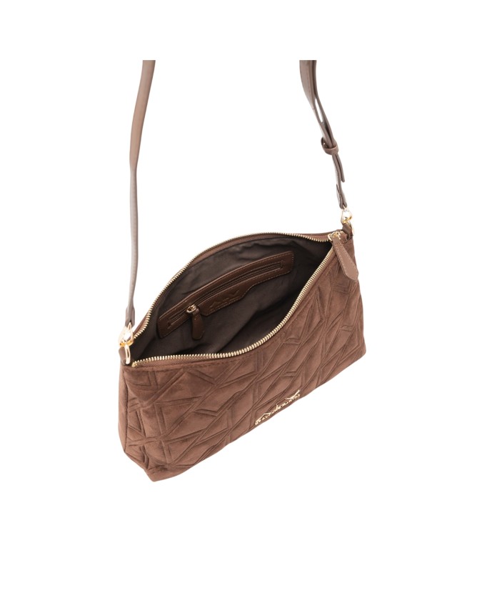 Alv By Alviero Martini – Borsa a spalla in poliuretano scamosciato Stella Suede