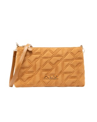 Alv By Alviero Martini – Borsa a spalla in poliuretano scamosciato Stella Suede