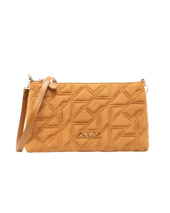 Alv By Alviero Martini – Borsa a spalla in poliuretano scamosciato Stella Suede