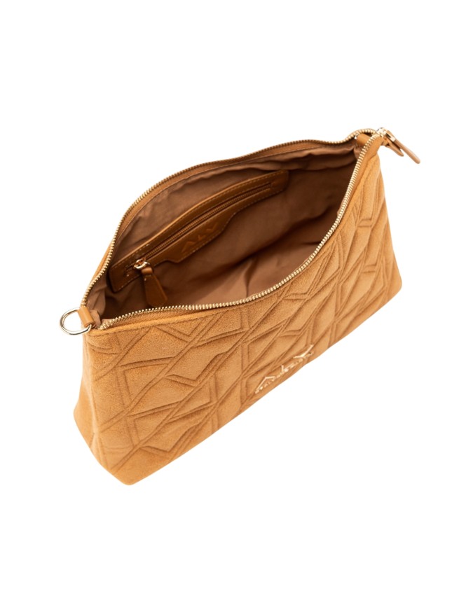 Alv By Alviero Martini – Borsa a spalla in poliuretano scamosciato Stella Suede