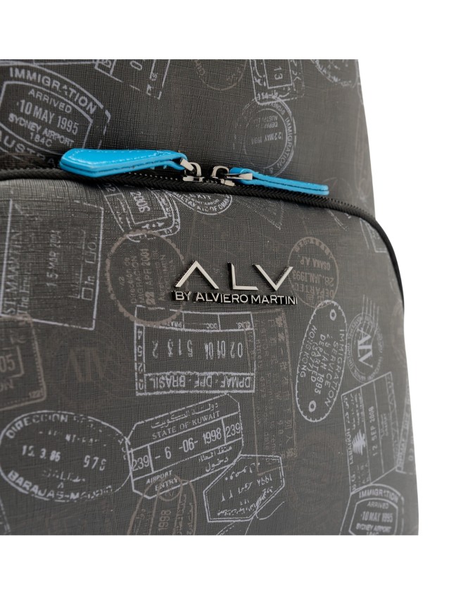 Alv By Alviero Martini – Zaino uomo in poliuretano con tasca frontale Man Collection