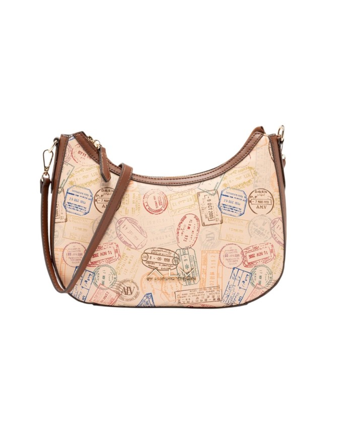  Alv By Alviero Martini - Borsa hobo in poliuretano Passport