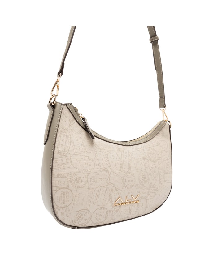  Alv By Alviero Martini - Borsa hobo in poliuretano Passport