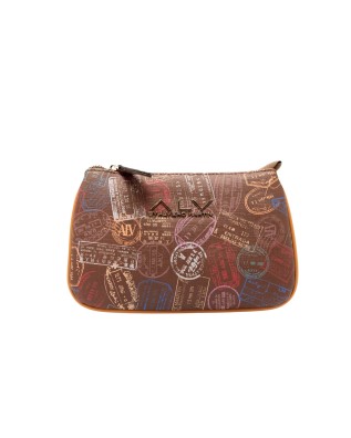  Alv By Alviero Martini - Borsa a spalla a tre scomparti in